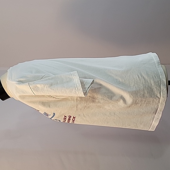 MAIN STREET Disney tee white red blue football Mickey 28 Outta My Way glitter - Picture 6 of 14